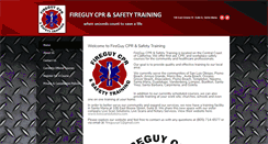 Desktop Screenshot of fireguycpr.com